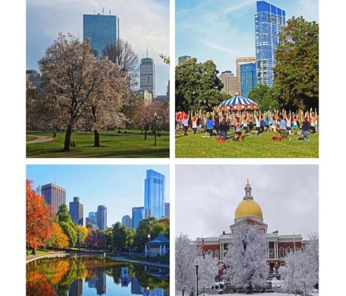 different seasons in Boston Massachusetts 